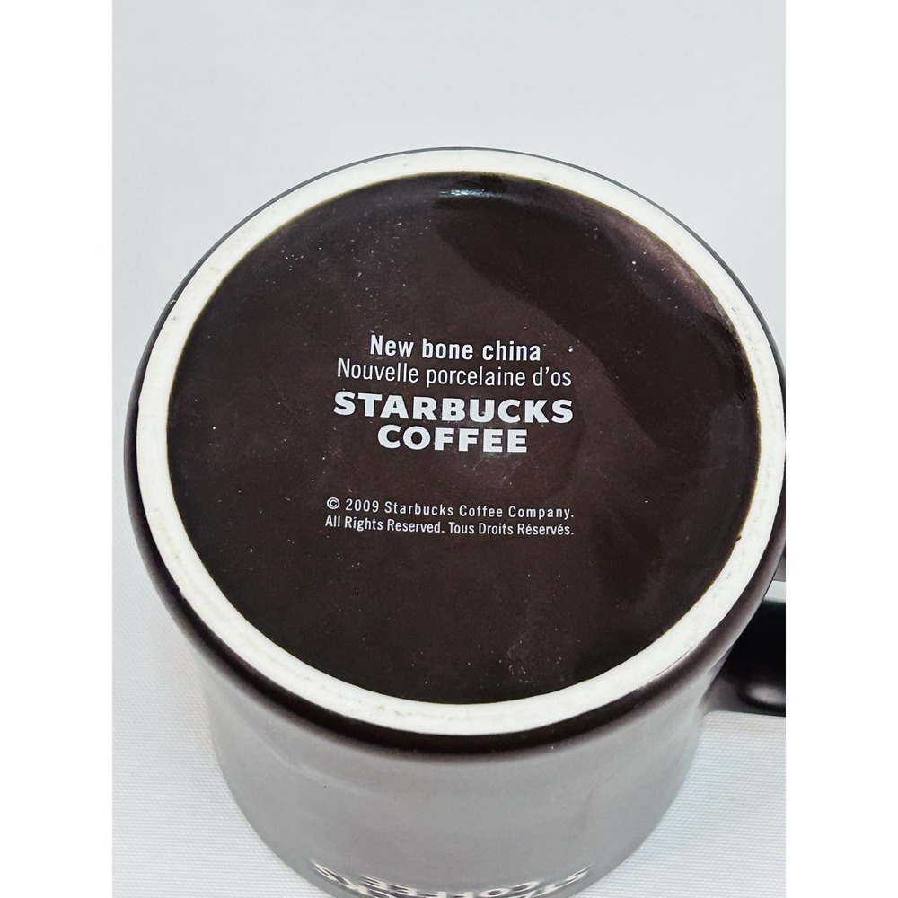 Starbucks Yukon Blend Moose Coffee Mug Cup 16oz New Bone China 2009 - Picture 4 of 5